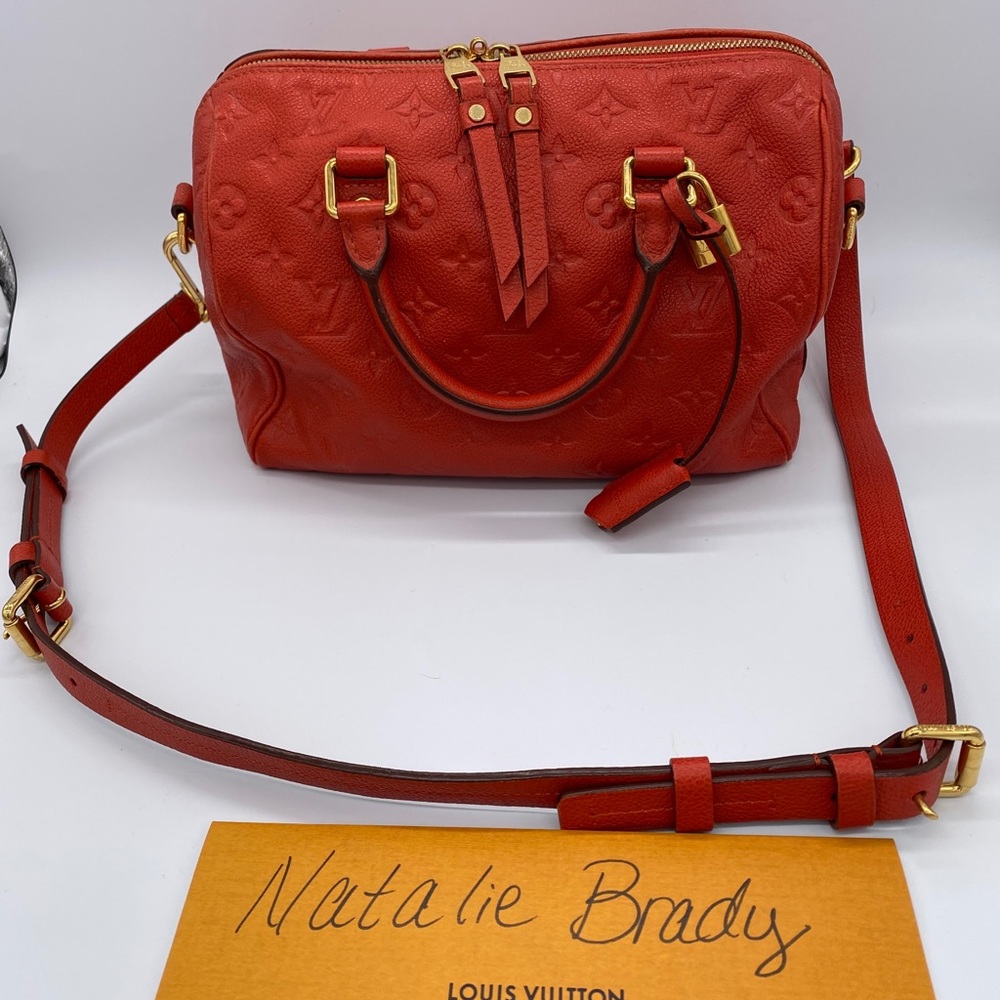 Louis Vuitton Speedy Bandouliere 25 Mono Empreinte - Picture 7 of 12